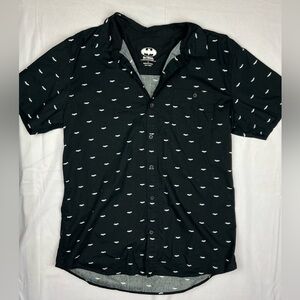 Batman Men’s Button Down Shirt - Large